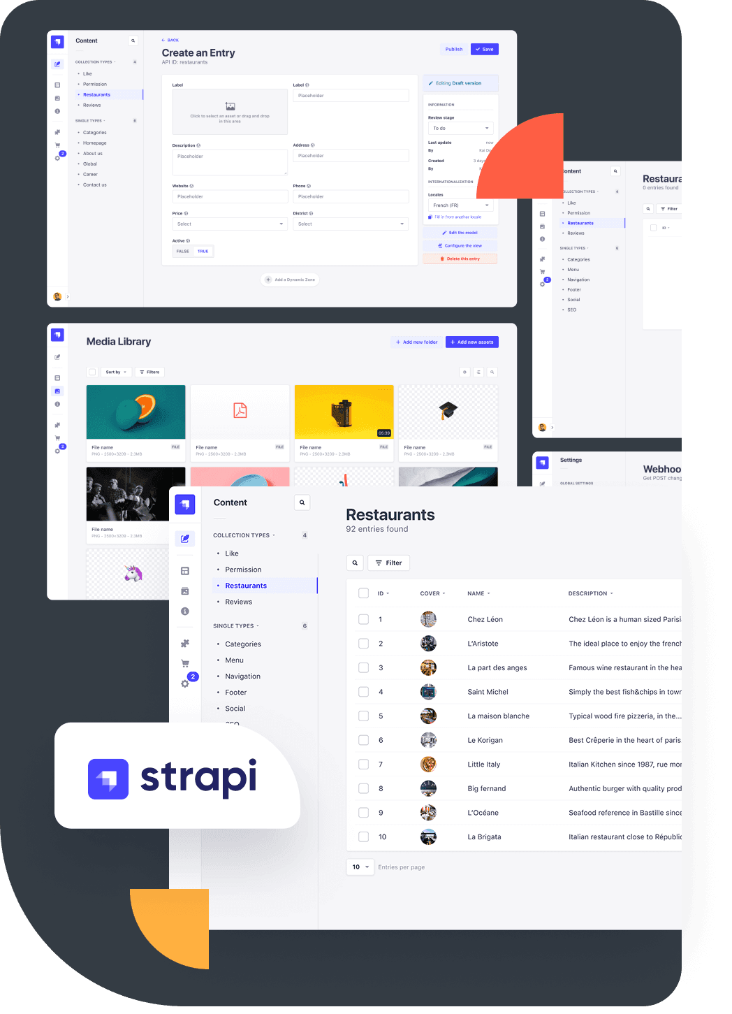 Strapi Development Services Illustration