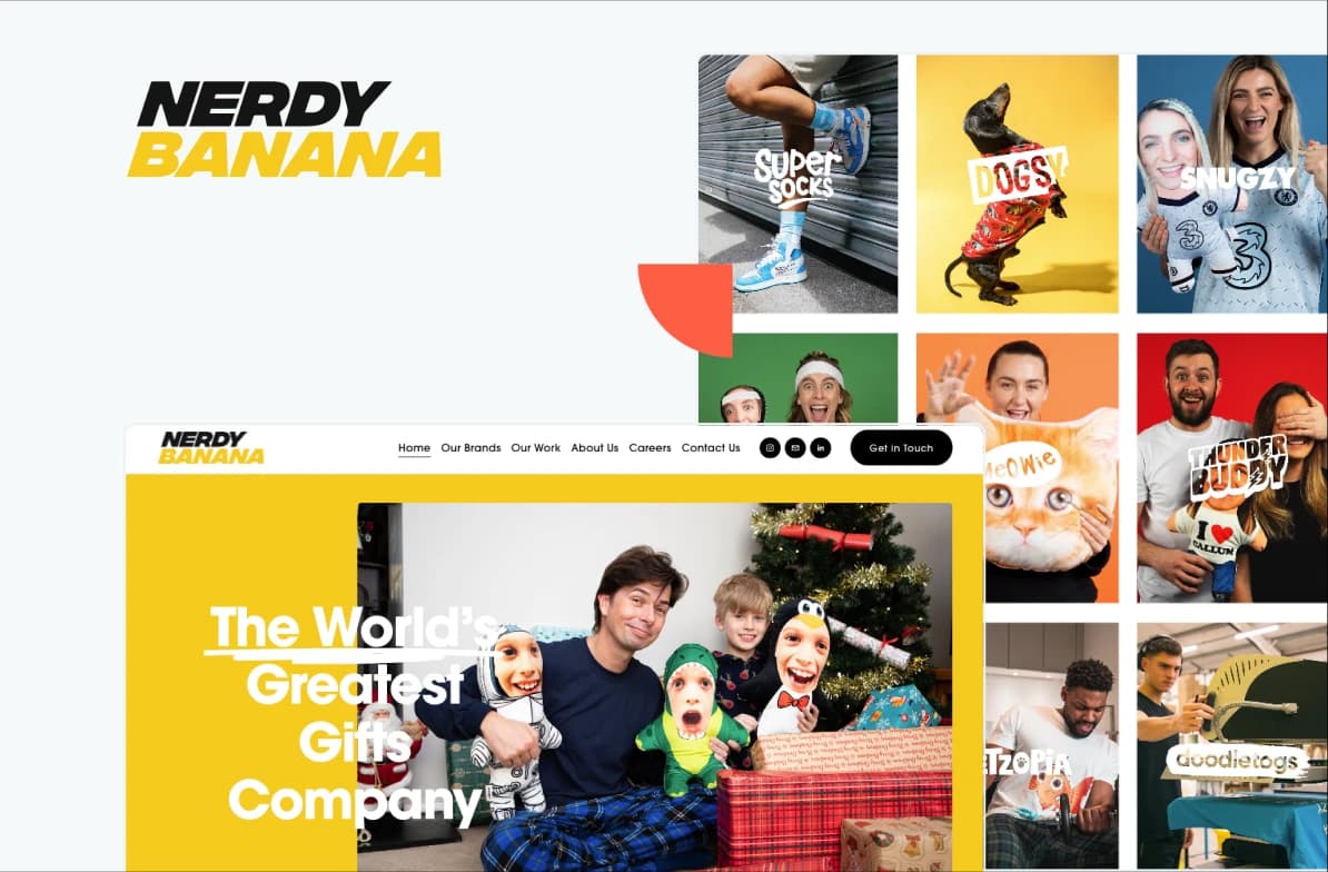 Nerdy Banana project case study card image