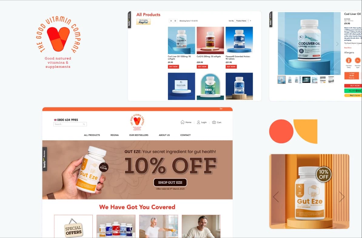 Vitamins project case study card image