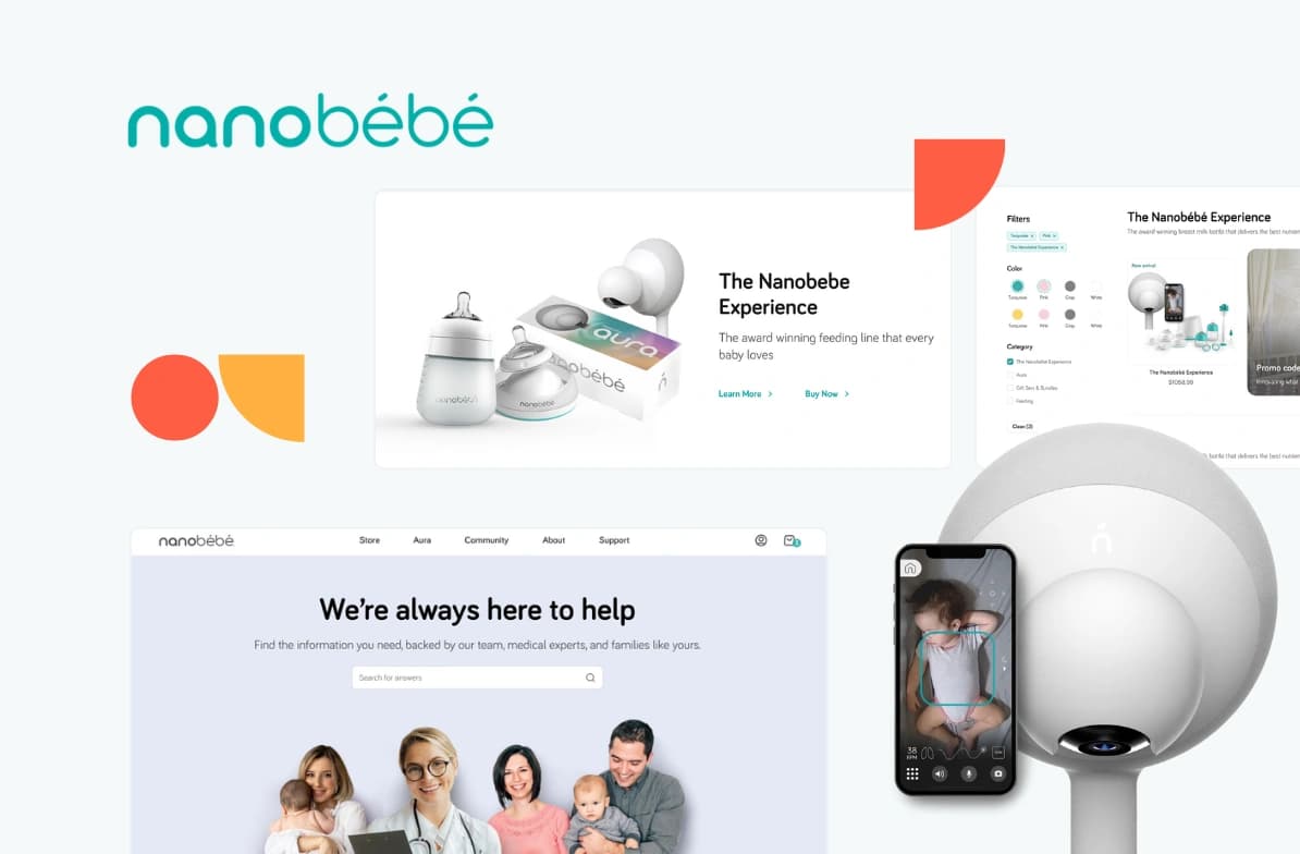 Nanobebe project case study card image