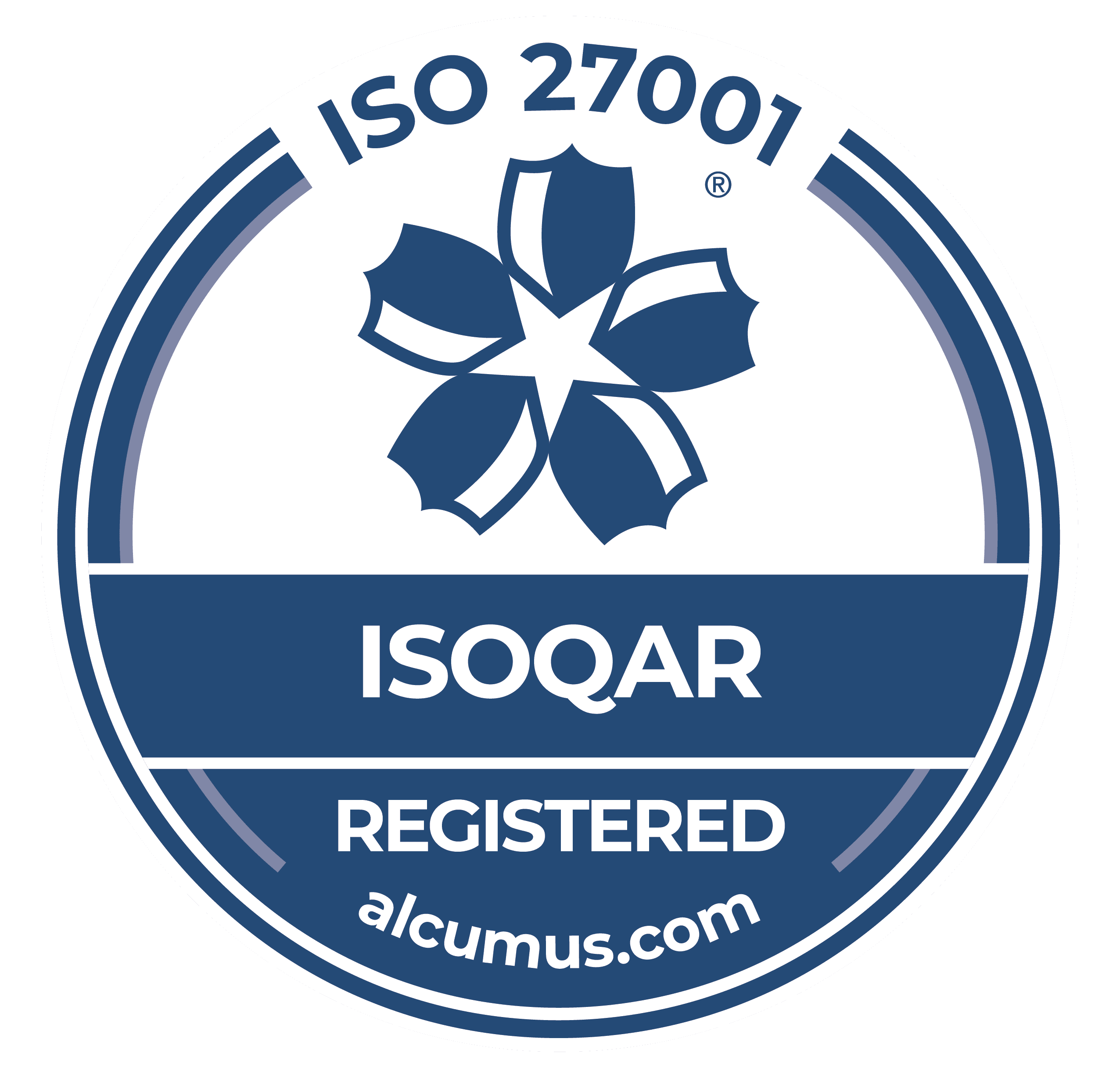ISO 27001 certification logo