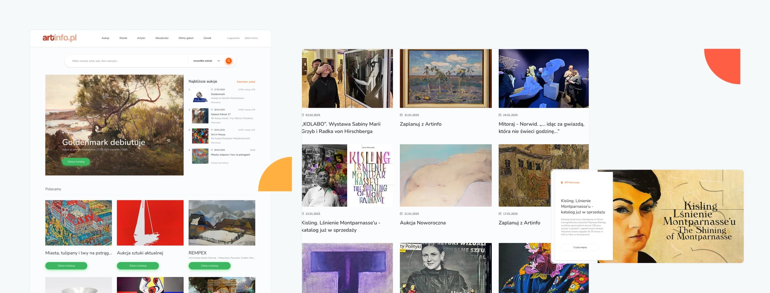 Artinfo project case study cover image