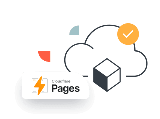 Cloudflare Page Services Hero Illustration