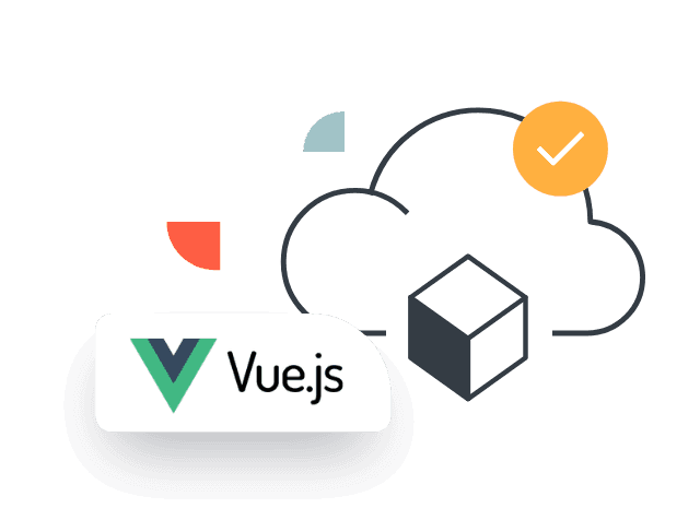 Vue.js Development Services Hero Illustration