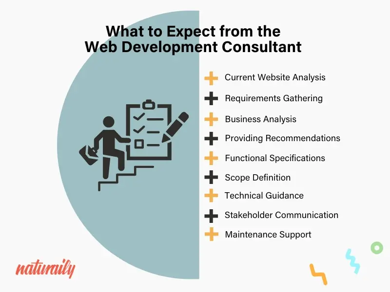 Web Development Consultant Responsibilities