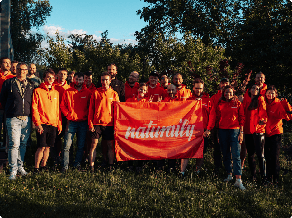 Naturaily employees group photo