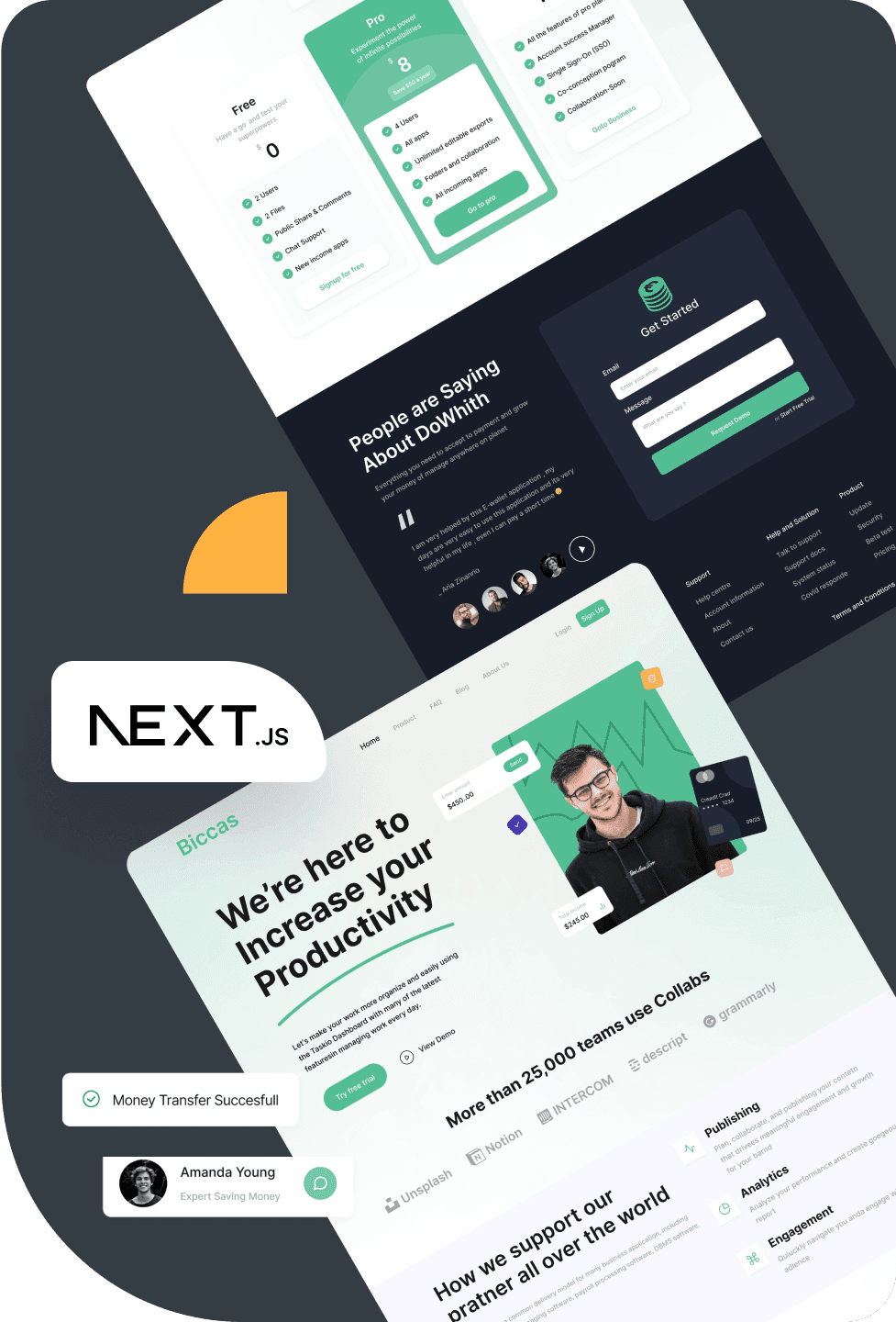 Next.js Development Hero Illustration