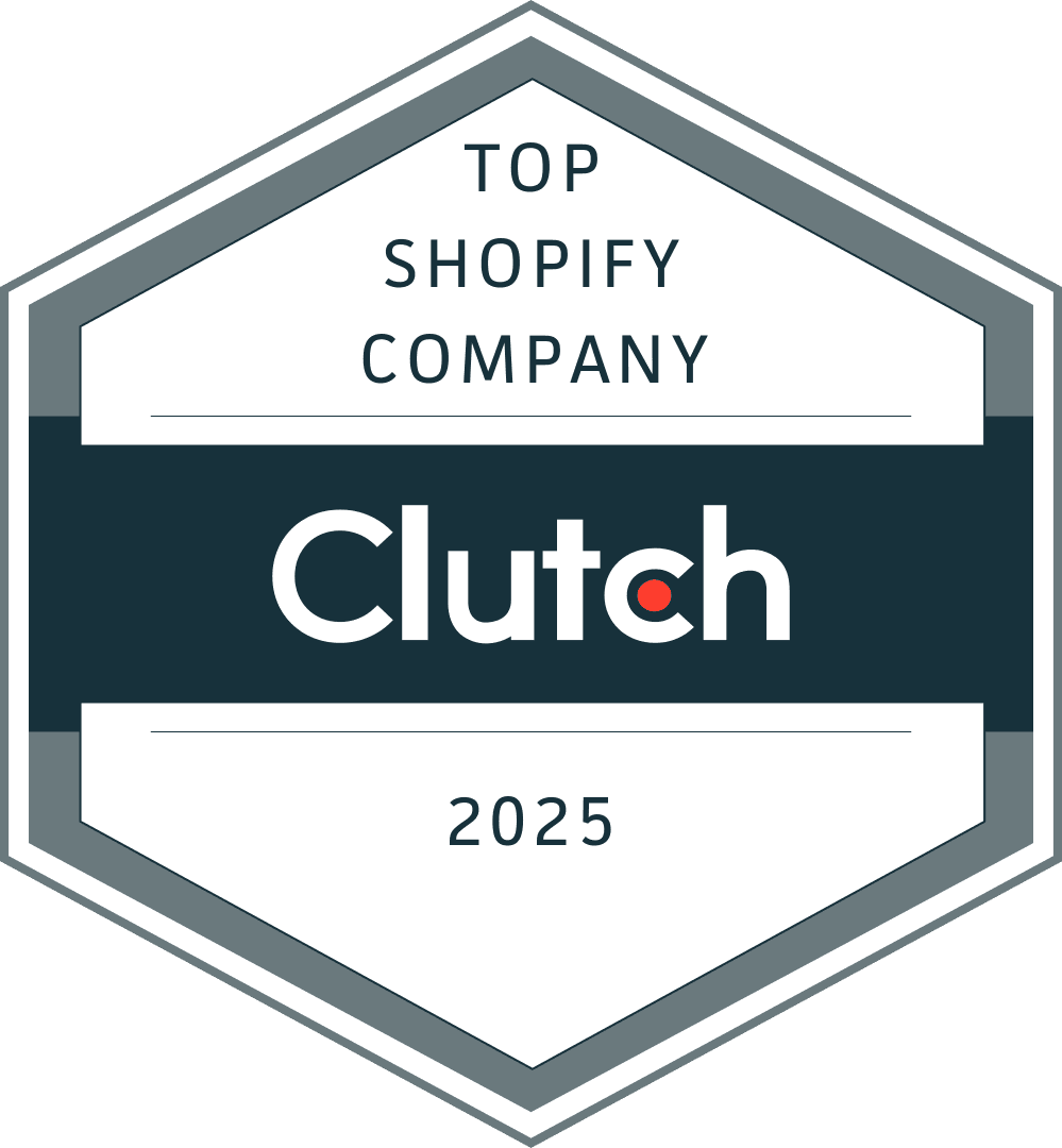 Top Shopify Company 2025 Clutch Badge