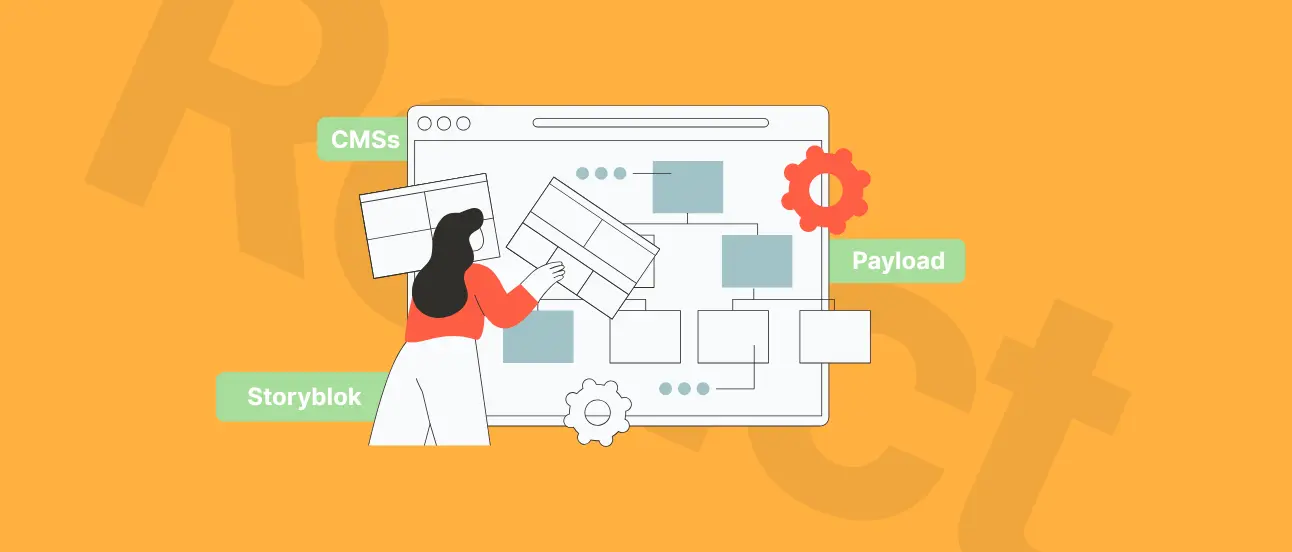 Best Headless CMS for React blogpost cover photo