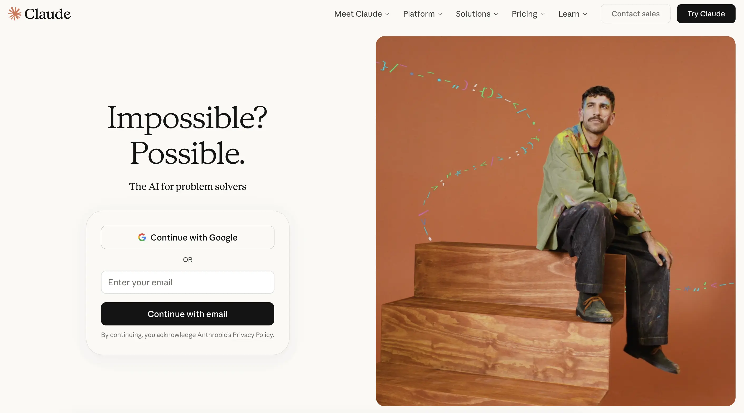 Claude AI website, powered by Next.js