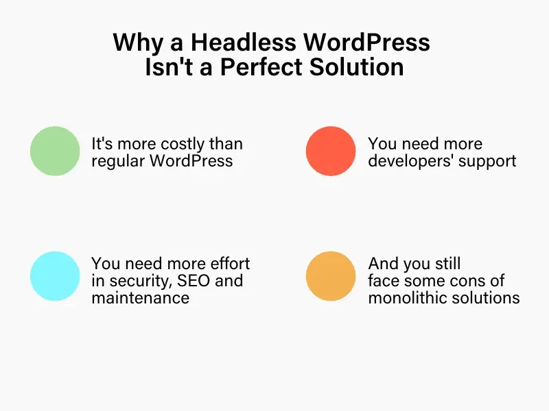 Why Headless WordPress isn't a perfect solution?