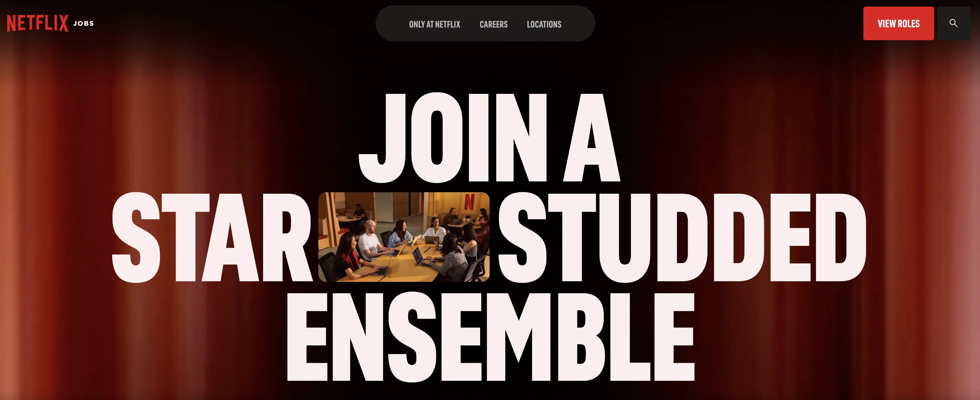 Netflix Jobs site, running on Next.js