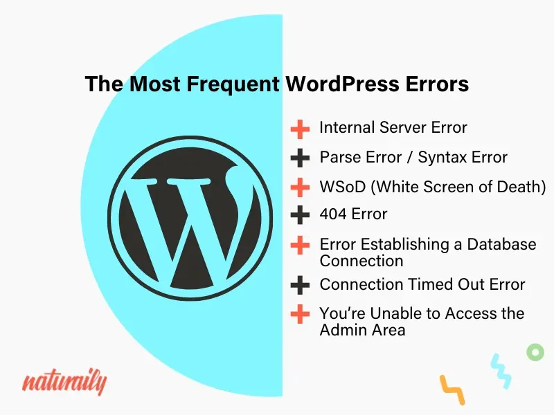 The Most Frequent Wordpress Errors