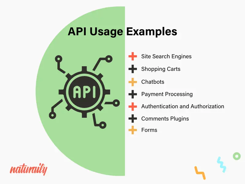 API Usage Examples in Custom Build Websites